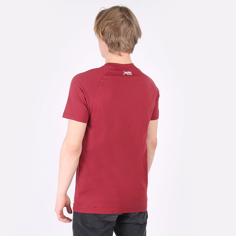 мужская бордовая футболка Запорожец heritage Добро 2 Dobro 2-burgundy - цена, описание, фото 4